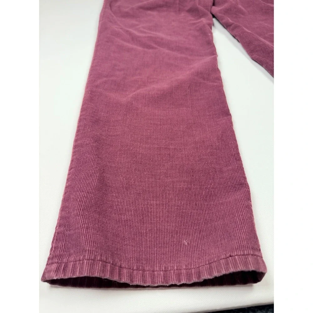 Levis Corduroy Pants 1980's Womens‎ Medium Purple Vintage Elastic Waist Straight